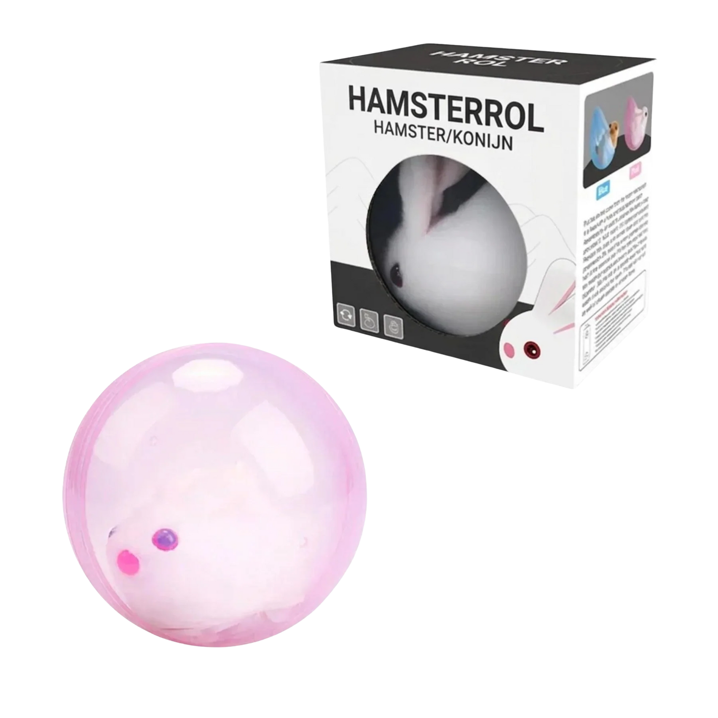 HamsterRul variant — kanin med rosa boll