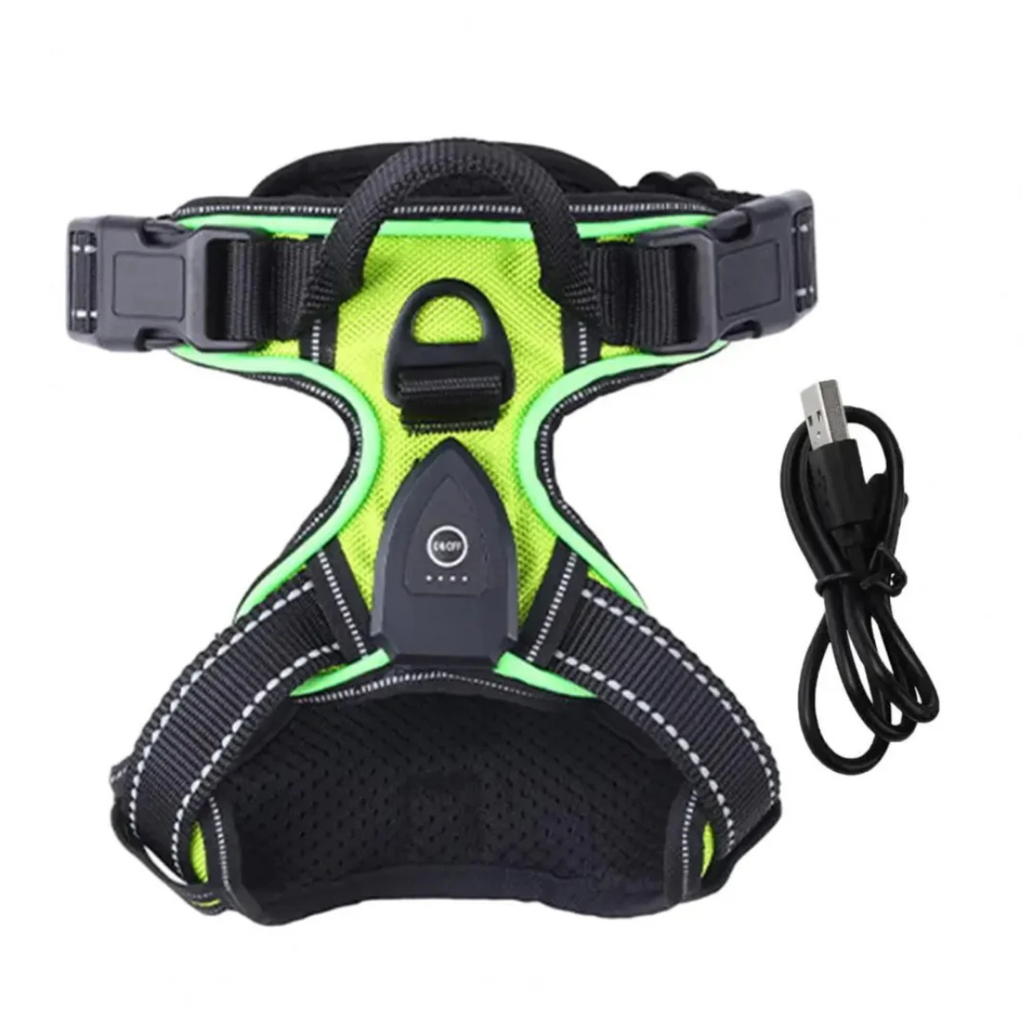 GlowGuard hundsele produktfoto