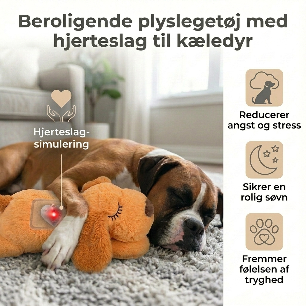 HeartPup Hundkramleksak med Hjärtslag mot Separationsångest, bild 3