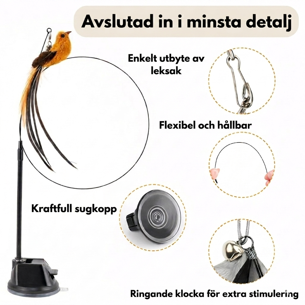 FeatherChase aktiverar din katts naturliga jaktinstinkt på direkten, bild 3