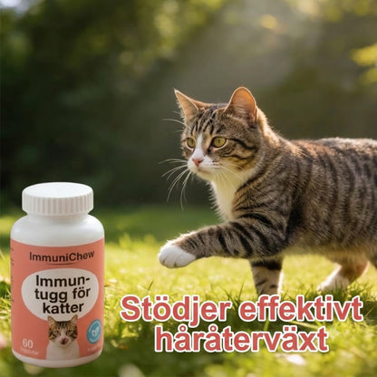 ImmuniChew – Glansig päls och lugn hud för katter