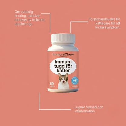ImmuniChew – Glansig päls och lugn hud för katter