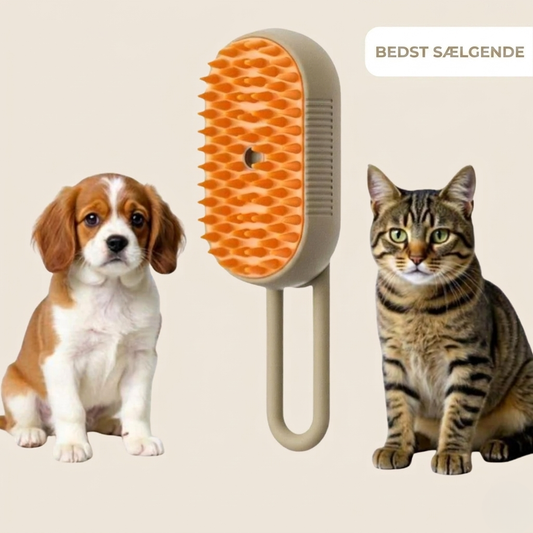 SteamPet – Dampbørste til Hunde & Katte