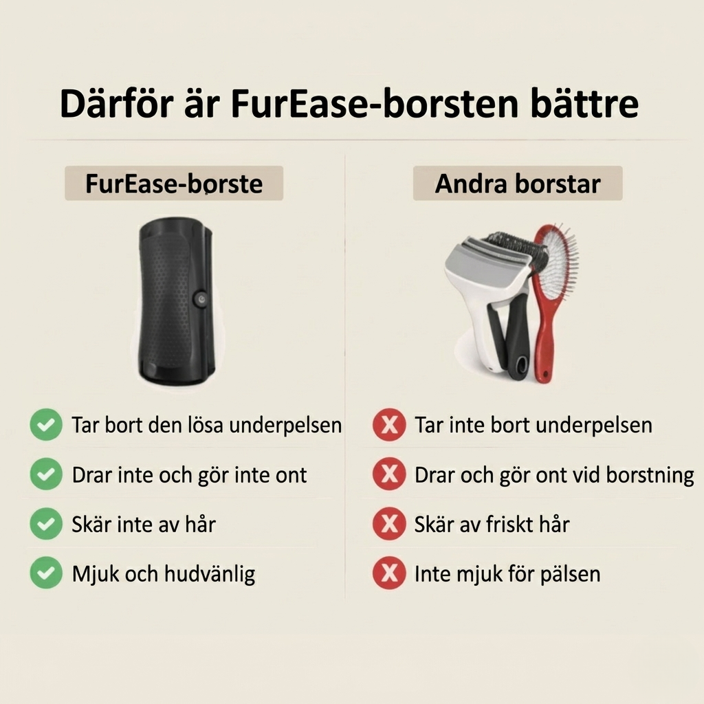 FurEase™ Avfiltrings- & Skötselborste för hästar, bild 4
