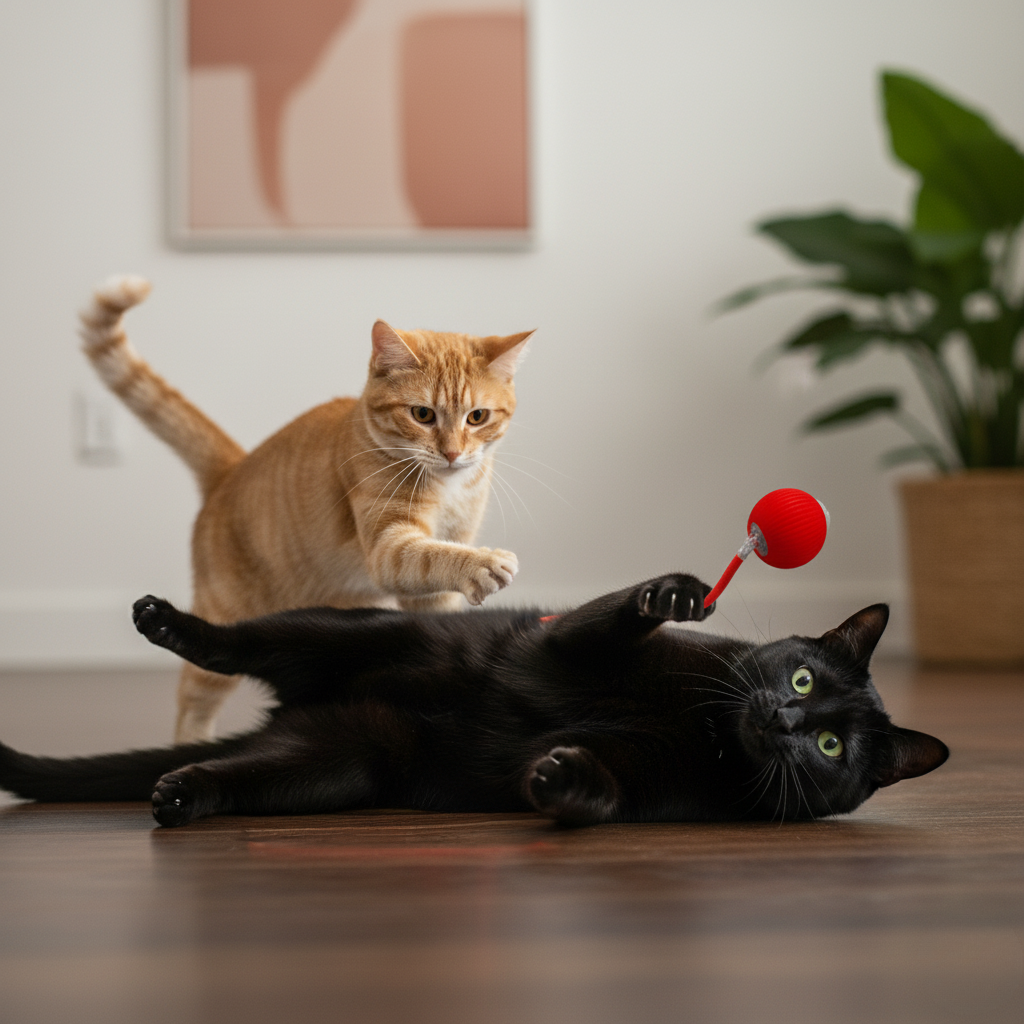 Catfri interaktiv jagtbold till katter