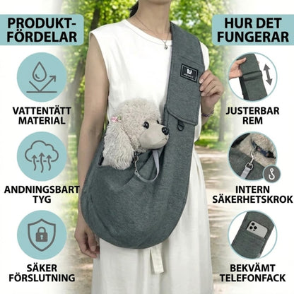 PupPack - Andningsbar hundryggsäck för hunden på språng