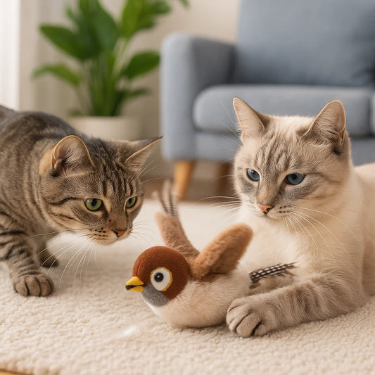 HuntBird flagrende fuglelegetøj til katte
