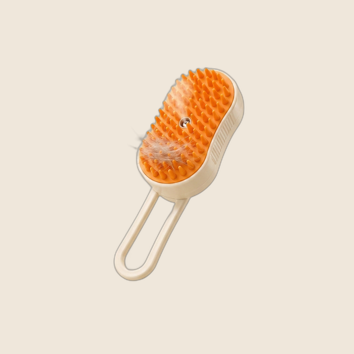SteamBrush 2.0 ångborste i beige och orange