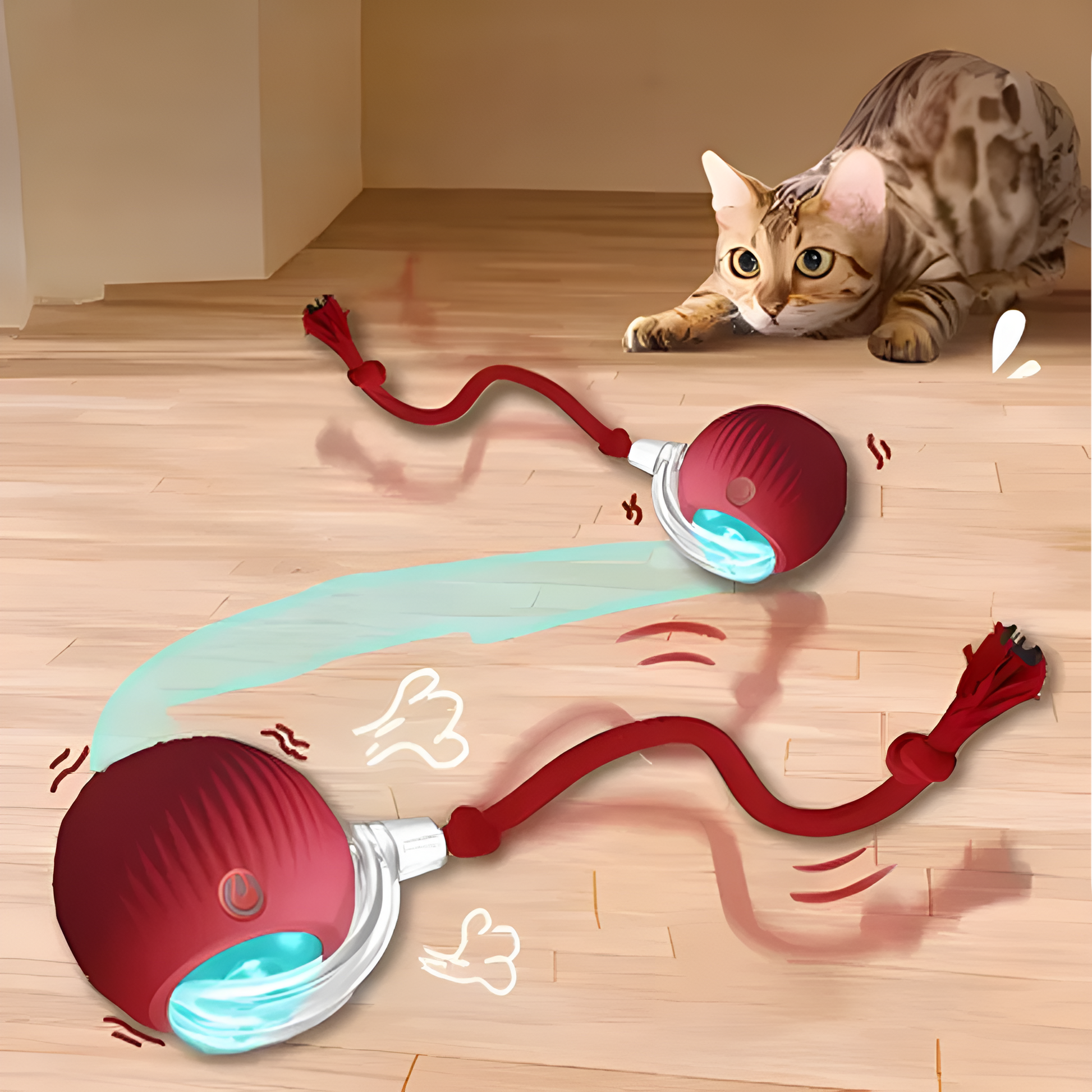 Catfri boll kompakt storlek