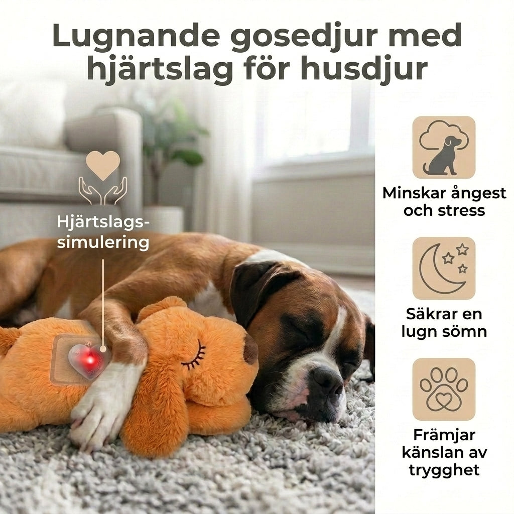 HeartPup Hundkramleksak med Hjärtslag mot Separationsångest, bild 3
