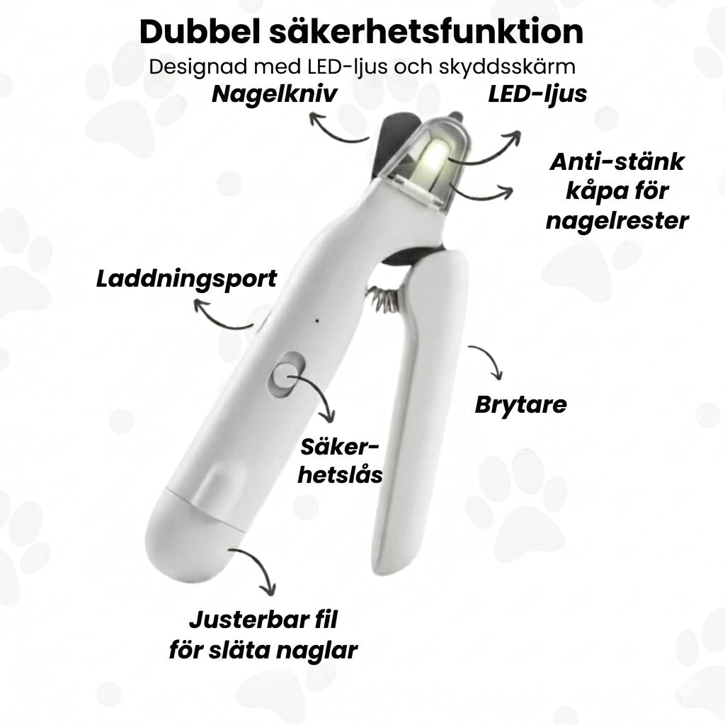 LuminaTrim 2-in-1 LED Nagelklippare för Husdjur, bild 6