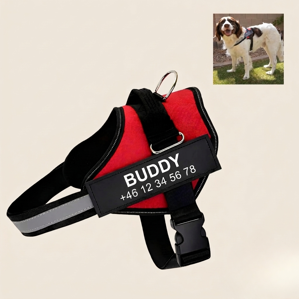 SafeTag Personaliserad Antidrag Hundsele
