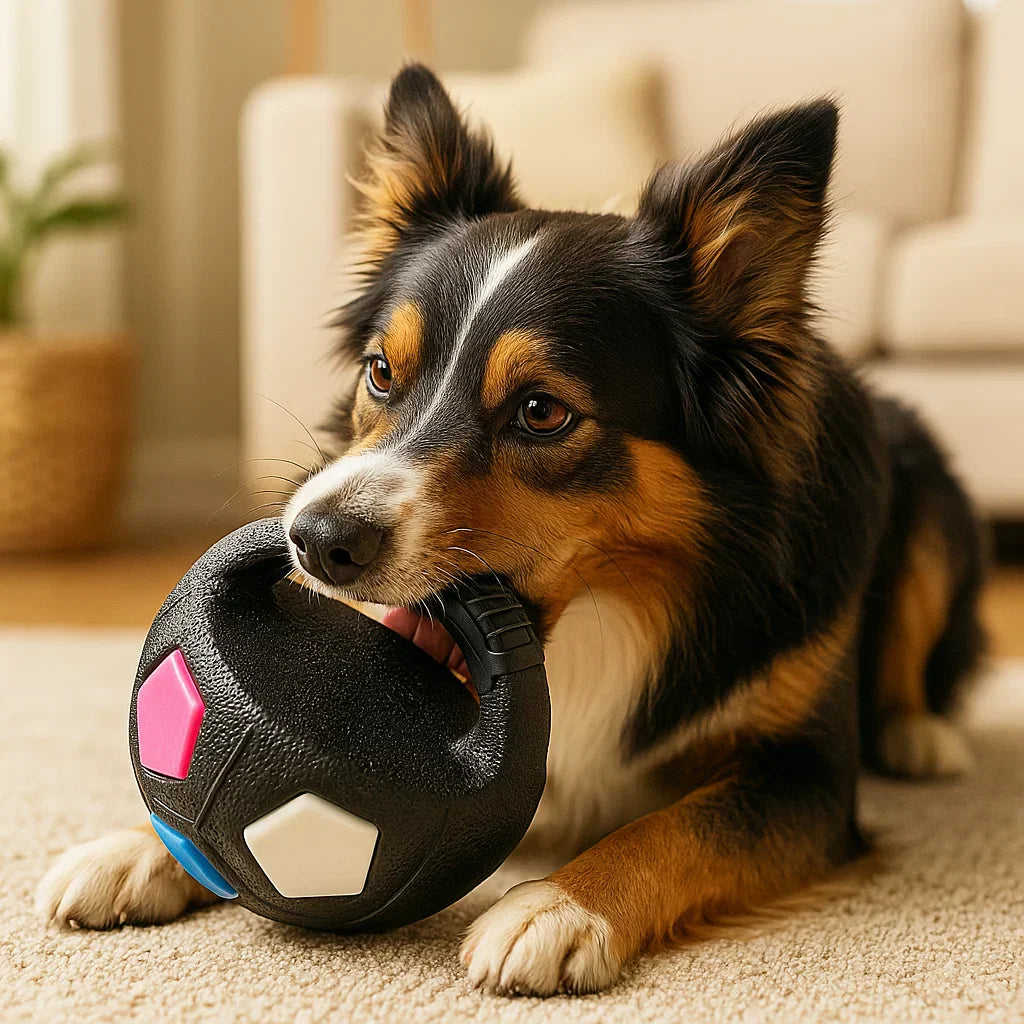 ToughBall tuggboll robust material detalje